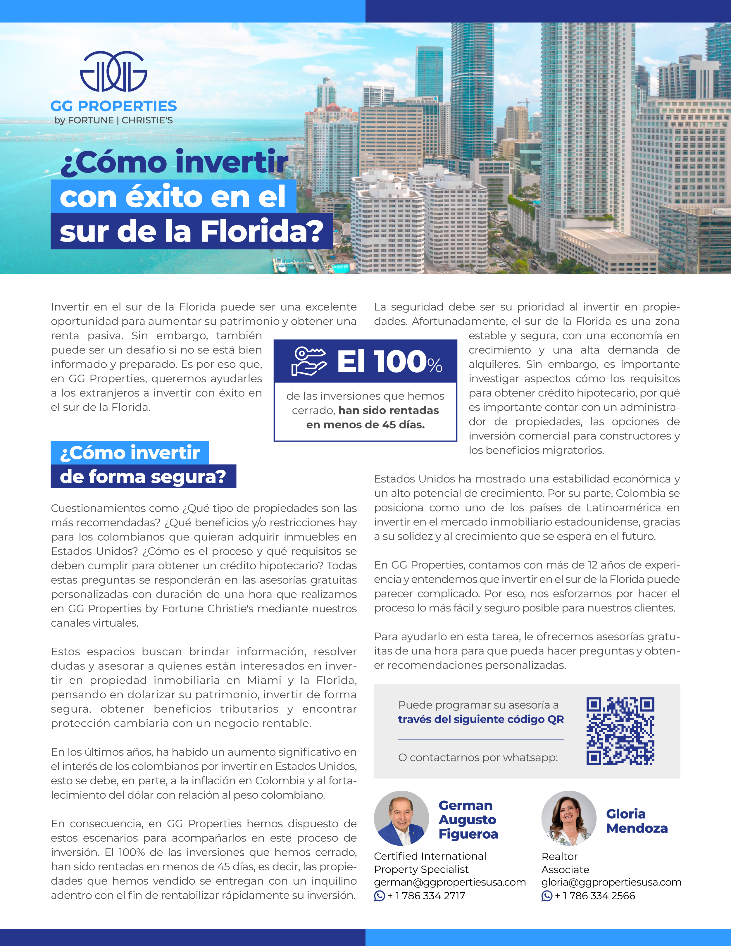 INVERTIR CON EXITO MIAMI, GG PROPERTIES